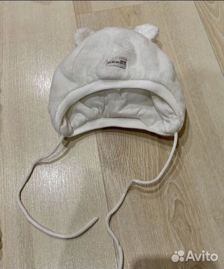 Шапочка для новорожденной девочки