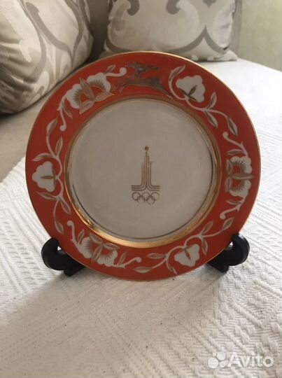 Тарелка «Золотой олень» Олимпиада-80