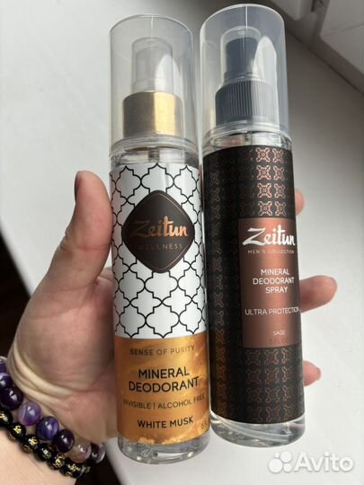 Минеральный дезодорант Zeitun 2 шт