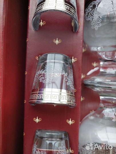 Набор бокалов Гусь-Хрустальный 18 предметов