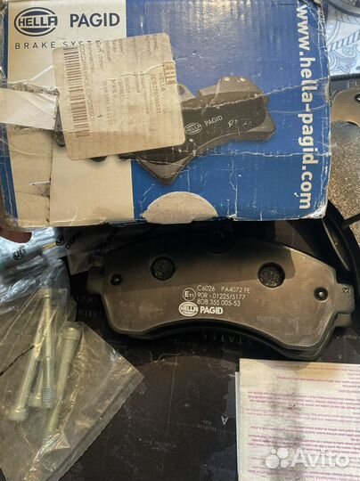 Томозные колодки hella sprinter crafter