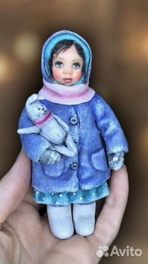 Ватные игрушки на елку