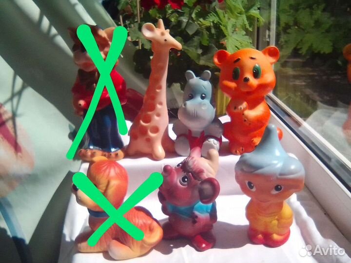 Резиновые игрушки СССР