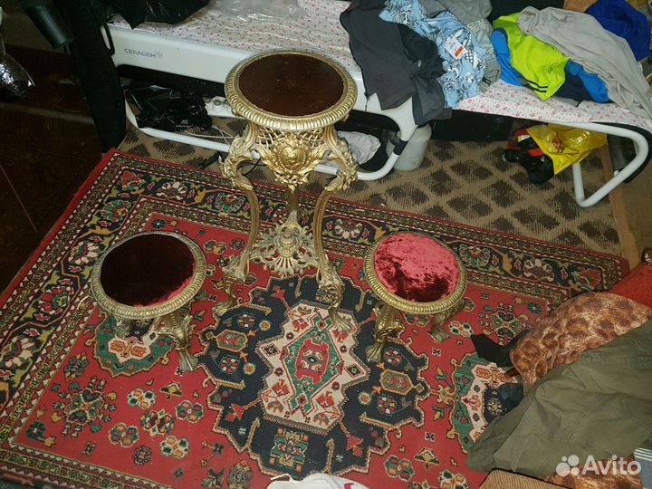 Подставка декоративная с 2 стульями СССР