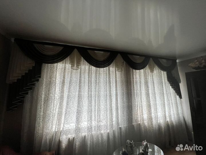 Шторы с ламбрекеном бу