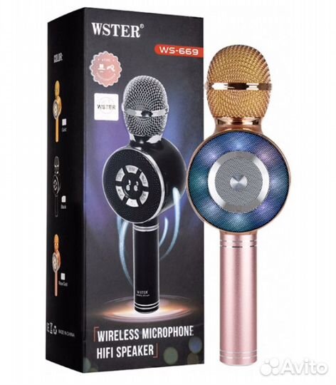 Караоке микрофон wster WS 669 оригинальный