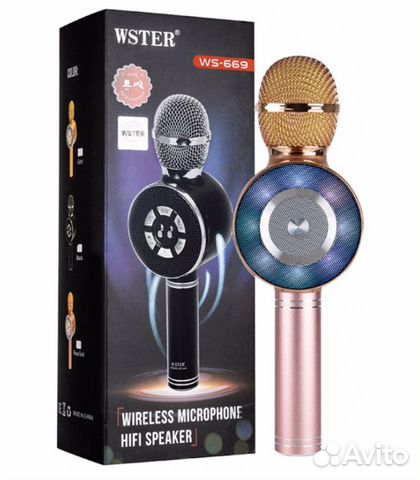 Караоке микрофон wster WS 669 оригинальный