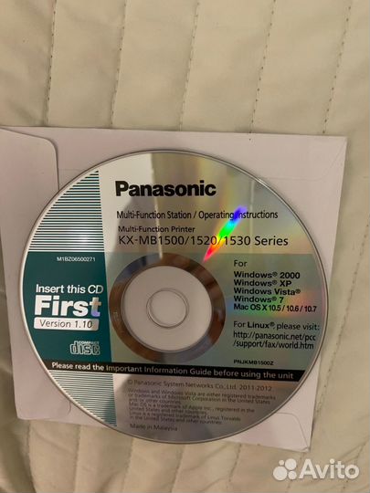 Мфу panasonic KX-MB1500