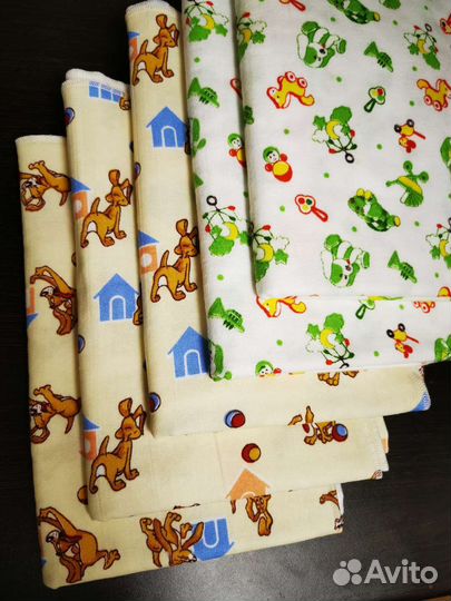 Пеленки новые большие фланель