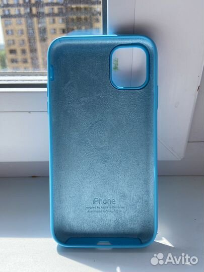 Чехол на iPhone 11, orange и blue