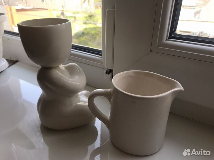 Фарфоровый йог,сливочник в д а р