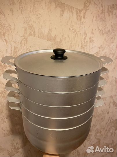 Кастрюля алюминиевая / мантоварка (забронирована)