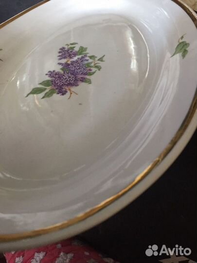 Дулёво.Большое овальное блюдо