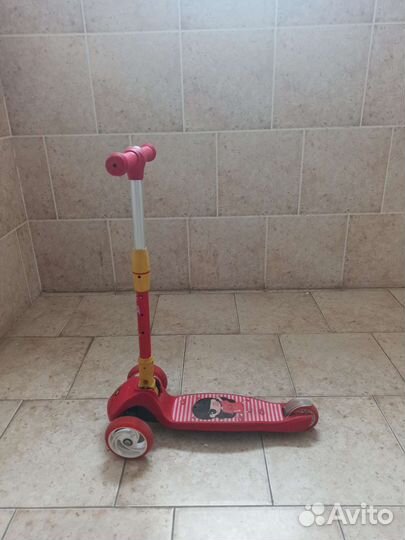 Самокат детский трехколесный бу