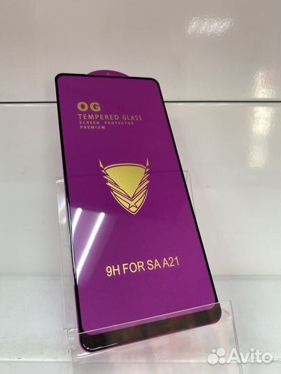 Защитное стекло Samsung Galaxy A21, противоударное