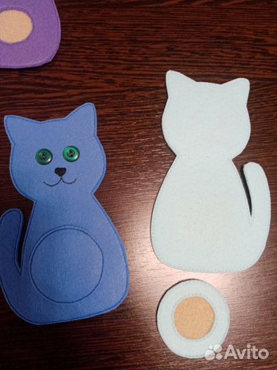 Сортер Котики из фетра