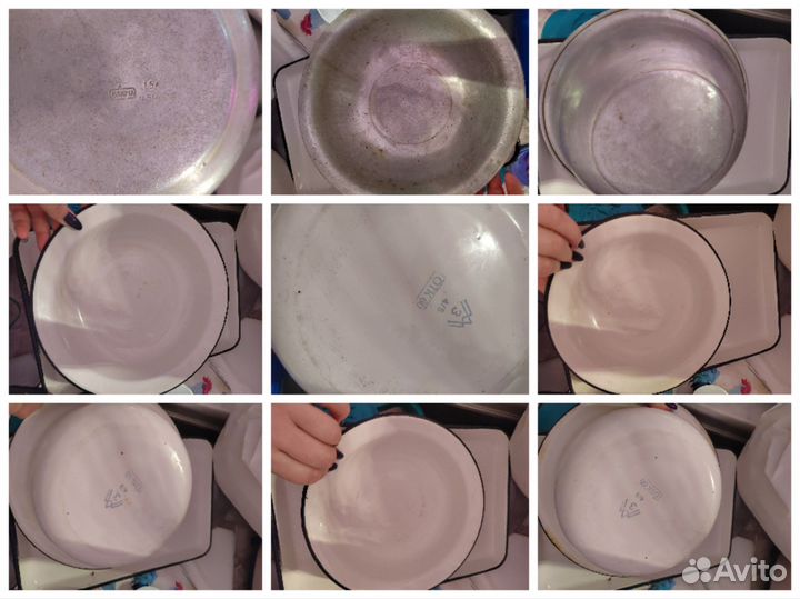 Миски алюминиевые и железные СССР