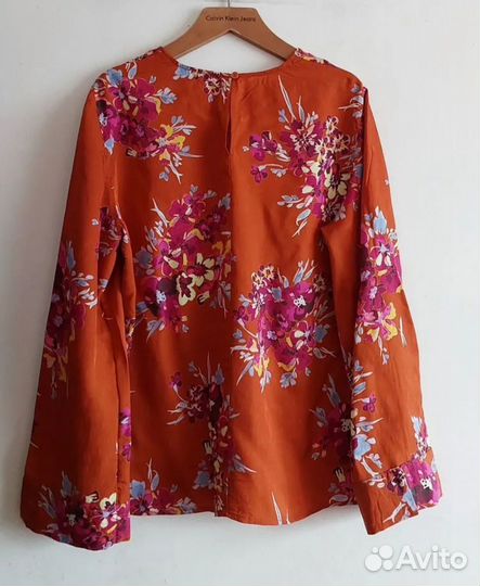 Шикарная блузка 46/48 Max Mara атлас вискоза/шелк