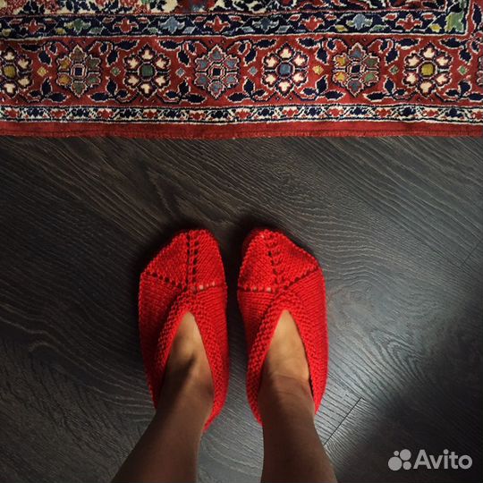 Вязаные следочки