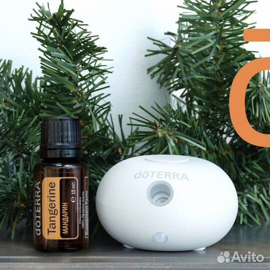 Диффузор арома лампа DoTerra Bubble и лепесток