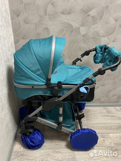Коляска luxmom 3 в 1 бу