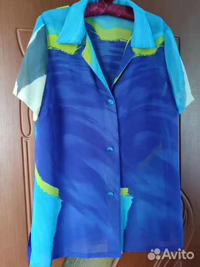 Блуза с воротником