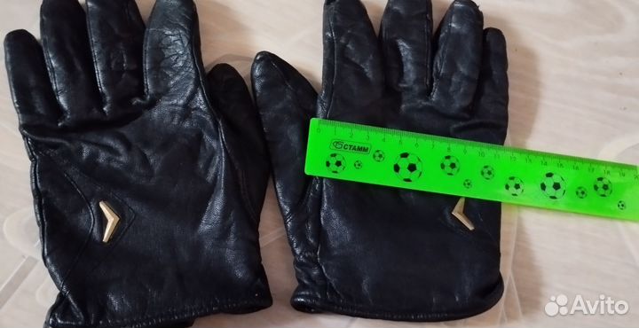 Перчатки мужские демисезонные из натуральной кожи