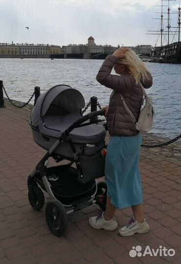 Коляска Stokke Trailz 3в1 автолюлька+база isofix