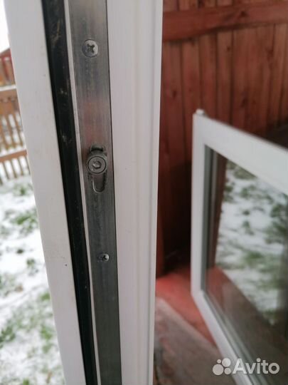 Балконный блок с дверью бу