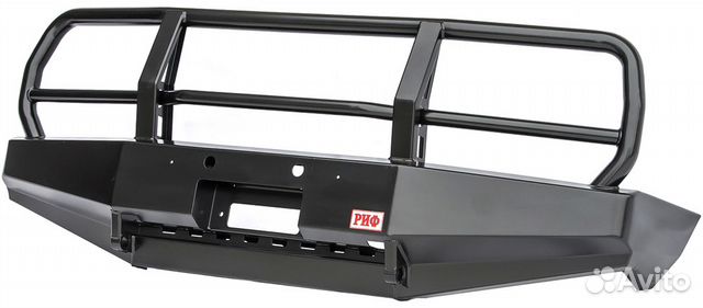 Бампер риф передний Toyota Land Cruiser 80 с дугой