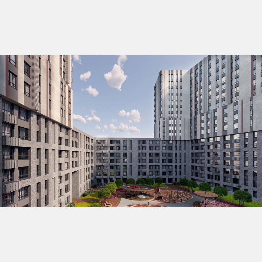 1-к. квартира, 54,1 м², 8/17 эт.