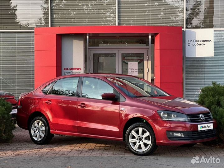 Volkswagen Polo 1.6 AT, 2015, 195 284 км