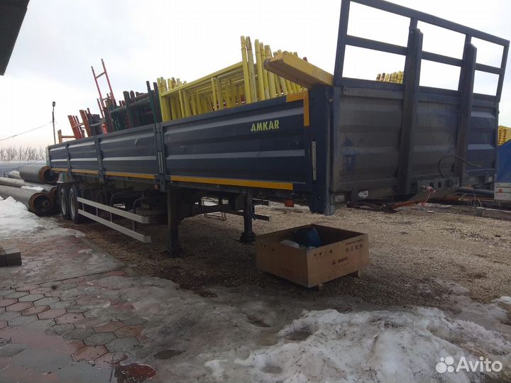 Полуприцеп бортовой Амкар (Автомастер) AMKAR-9408, 2020
