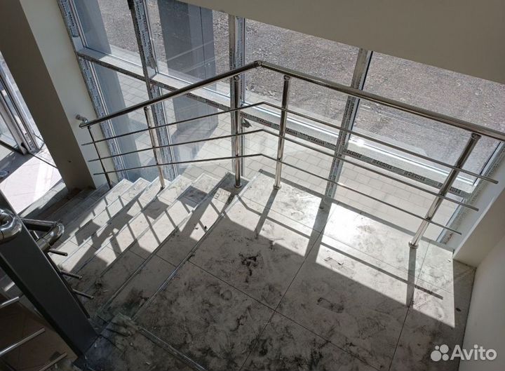 Перила на лестницу из нержавеющей стали