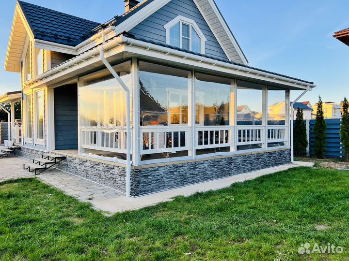 Мягкие окна на веранду, террасу, беседку