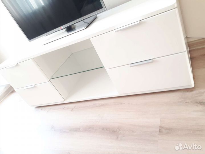 Тумба Diamond белый глянец