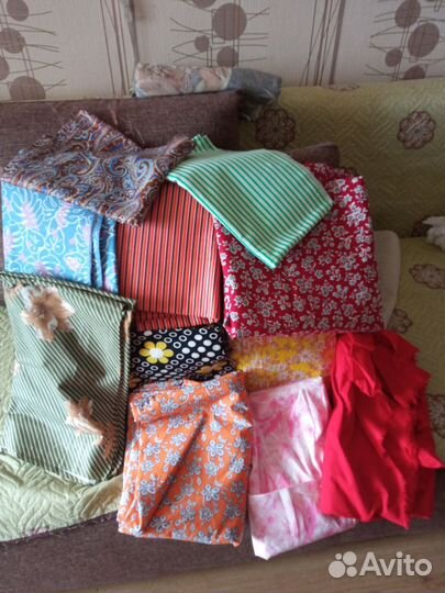 Отрез ткани хлопок СССР