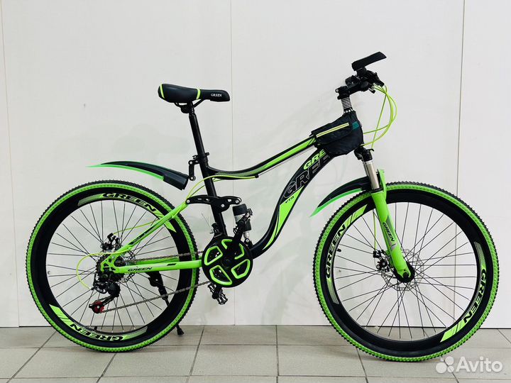 Велосипед 26 колеса Green Damper 2023