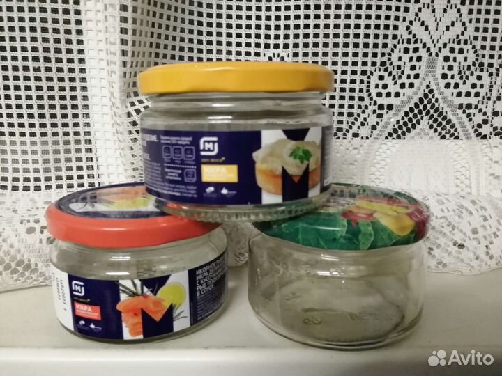 Банки стеклянные 200-350г