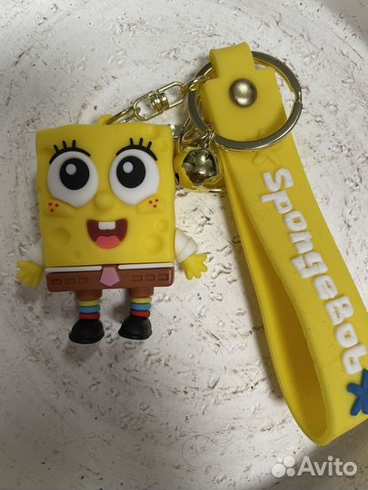 Брелок для ключей, сумки Губка Боб