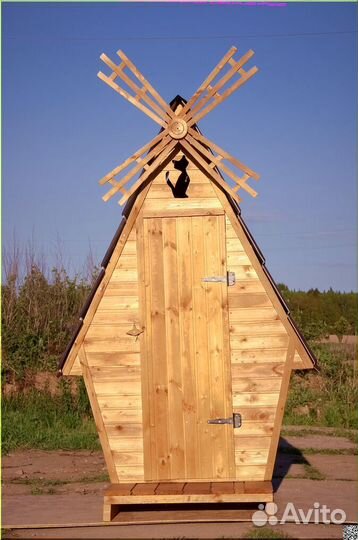 Уличный туалет с установкой