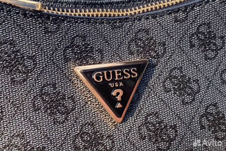 Сумка Guess серый узор кошелёк