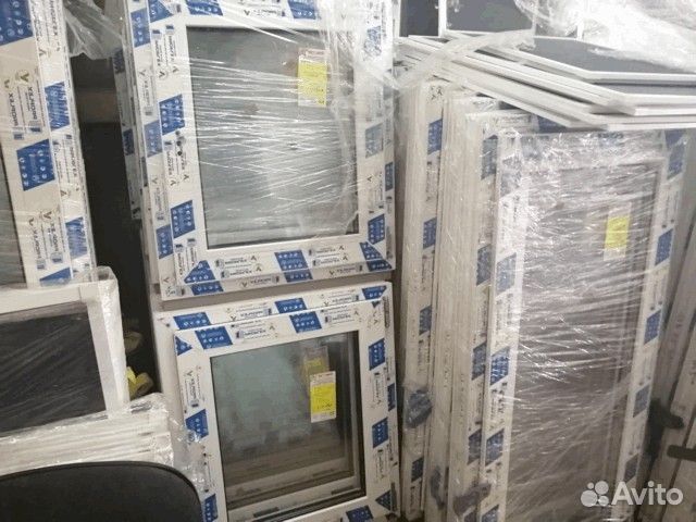 Готовые окна 50х120 глухие