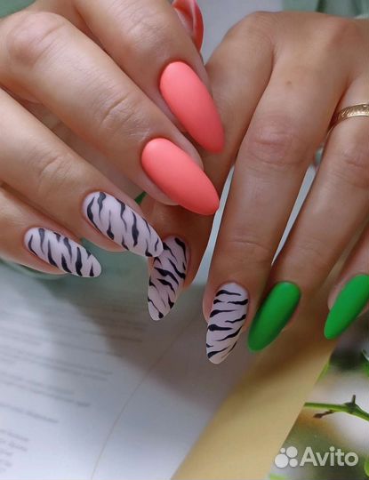 Наращивание,гель-лак, маникюр