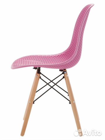 Стул ажурный в стиле eames светло-сиреневый 1 шт