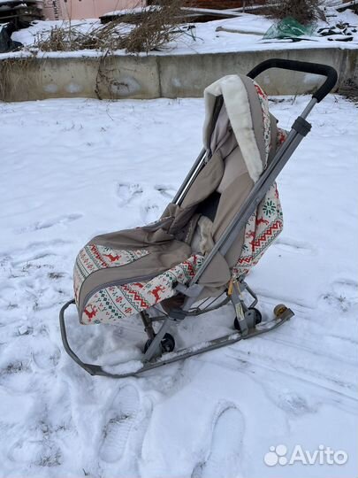 Коляска санки