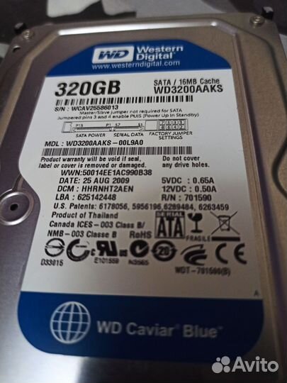 HDD 320GB Western Digital