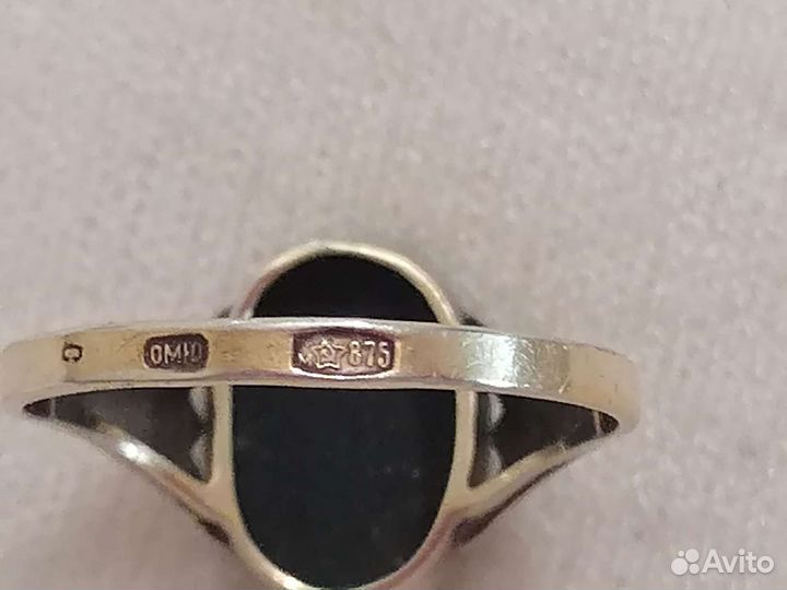 Перстень с камнем СССР 875