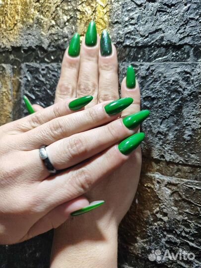 Наращивание, запечатывание+аппаратный маникюр.700