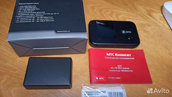4G/LTE Wi-Fi роутер МТС 823F (Huawei E5372)